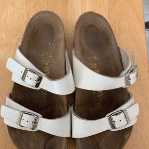 Birkenstock White Sandals